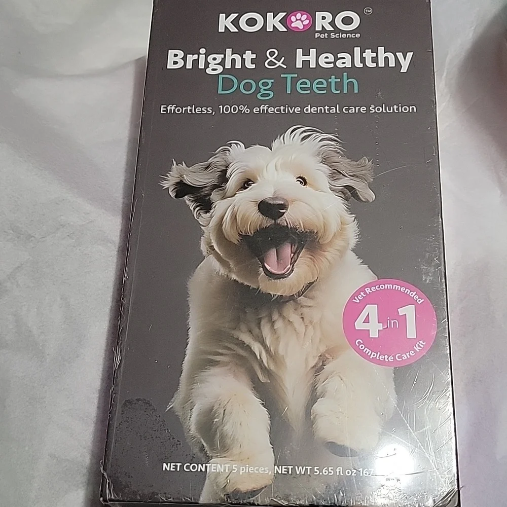 NIB KOKORO Pet Science Bright & Healthy Dog Teeth Dental Care Vet Recommended